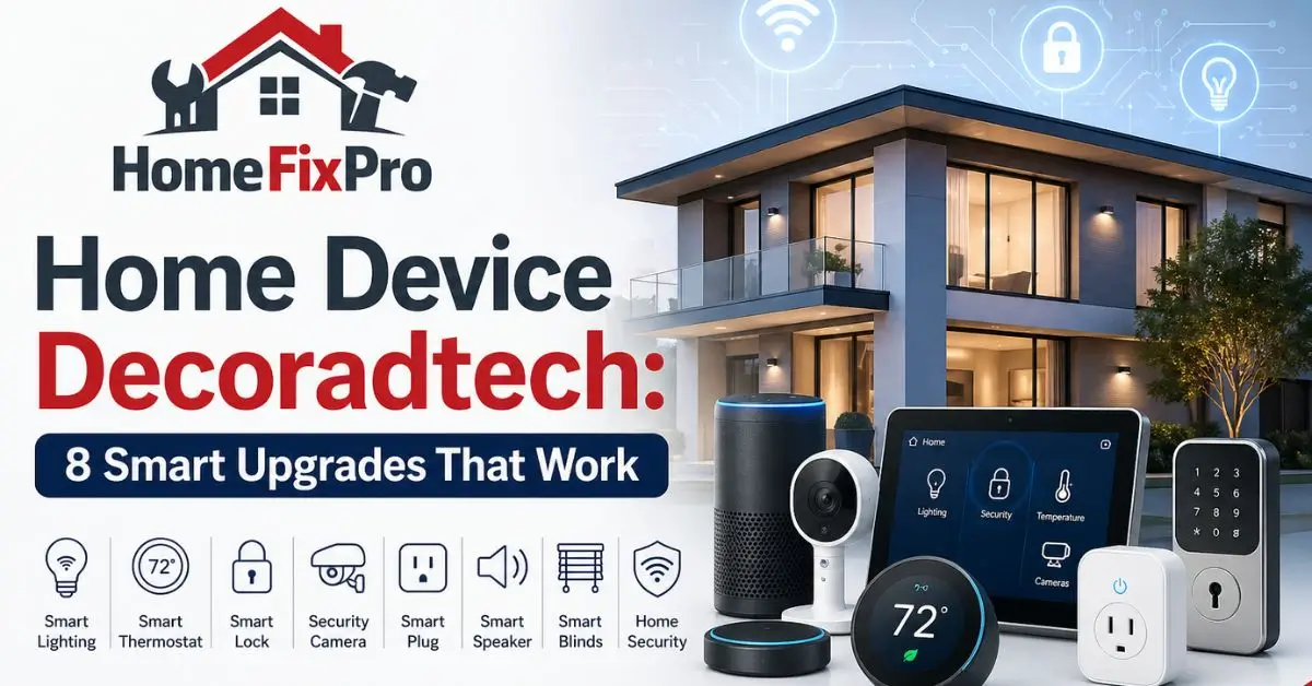 Home Device Decoradtech: 8 Smart Upgrades That Work - Home Fix Pro