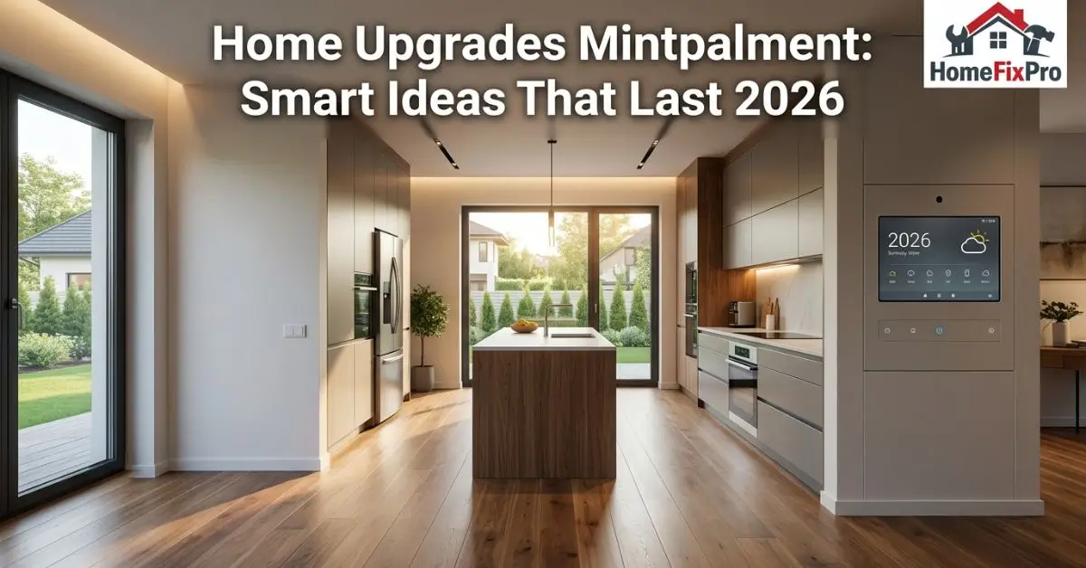 Home Upgrades Mintpalment: Smart Ideas That Last - Home Fix Pro