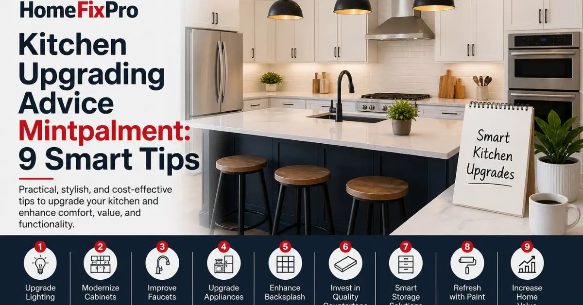 Kitchen Upgrading Advice Mintpalment: 9 Smart Tips - Home Fix Pro