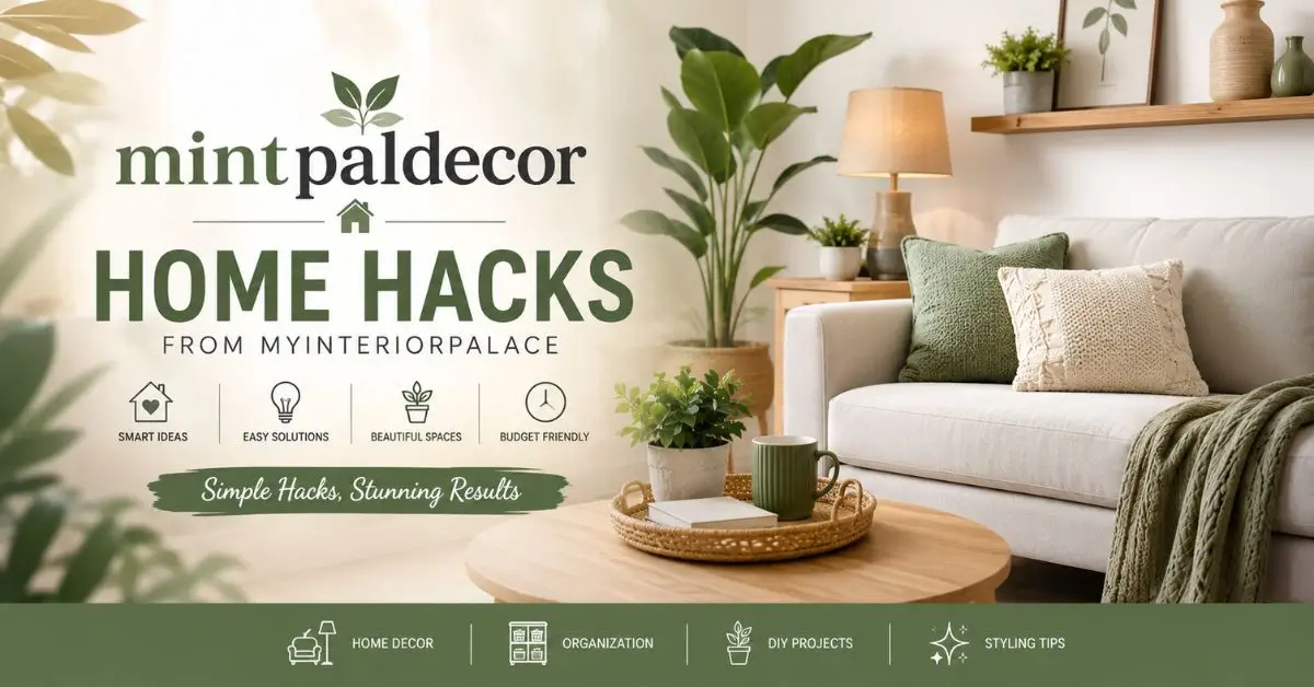 MintPalDecor Home Hacks from MyInteriorPalace